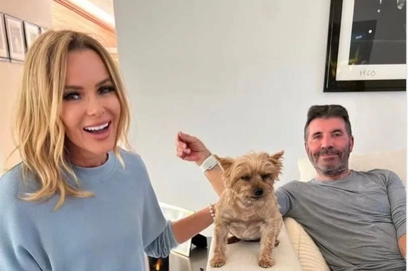 Amanda Holden and SImon Cowell