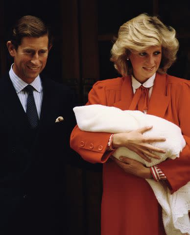 David Levenson/Getty Diana Princess of Wales and Prince Charles with newborn Prince Harry