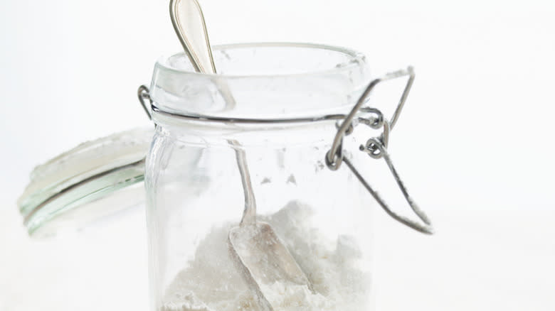 Flour jar with spoon