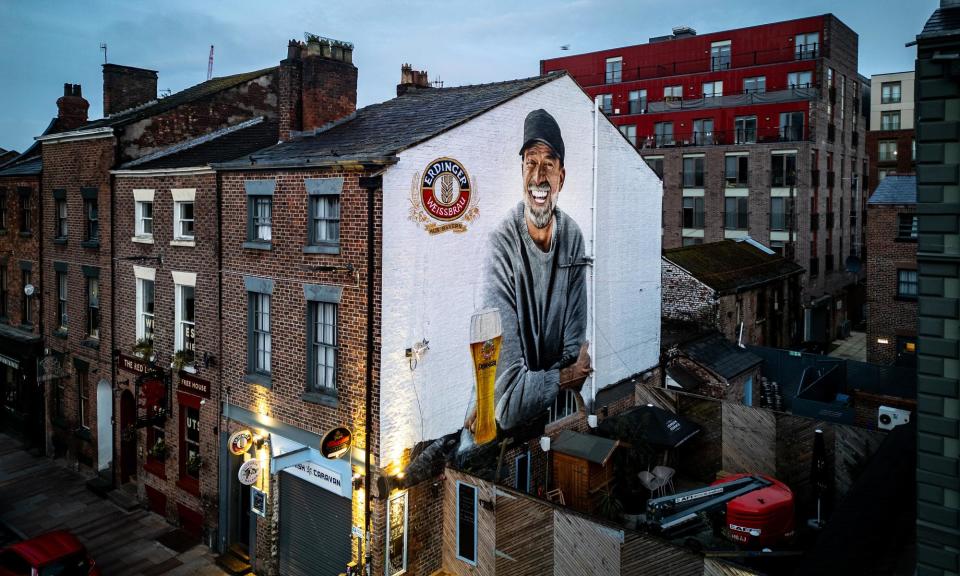<span>Jürgen Klopp gets another mural in <a class="link " href="https://sports.yahoo.com/soccer/teams/liverpool/" data-i13n="sec:content-canvas;subsec:anchor_text;elm:context_link" data-ylk="slk:Liverpool;sec:content-canvas;subsec:anchor_text;elm:context_link;itc:0">Liverpool</a>. </span><span>Photograph: Christopher Furlong/Getty Images</span>