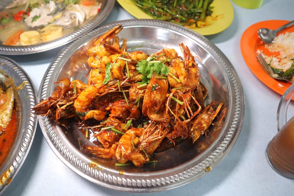 JB seafood restaurants - prawns