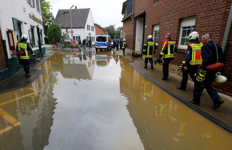 FILE PHOTO: Aftermath of heavy rainfalls in Germany