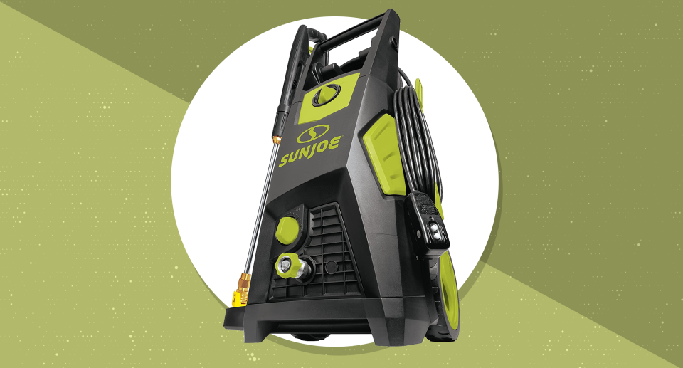 Get this Sun Joe Pressure Washer for a whopping 50 percent off, today only. (Photo: Sun Joe)