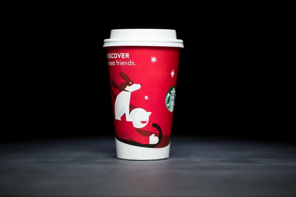 Starbucks holiday cups 2011