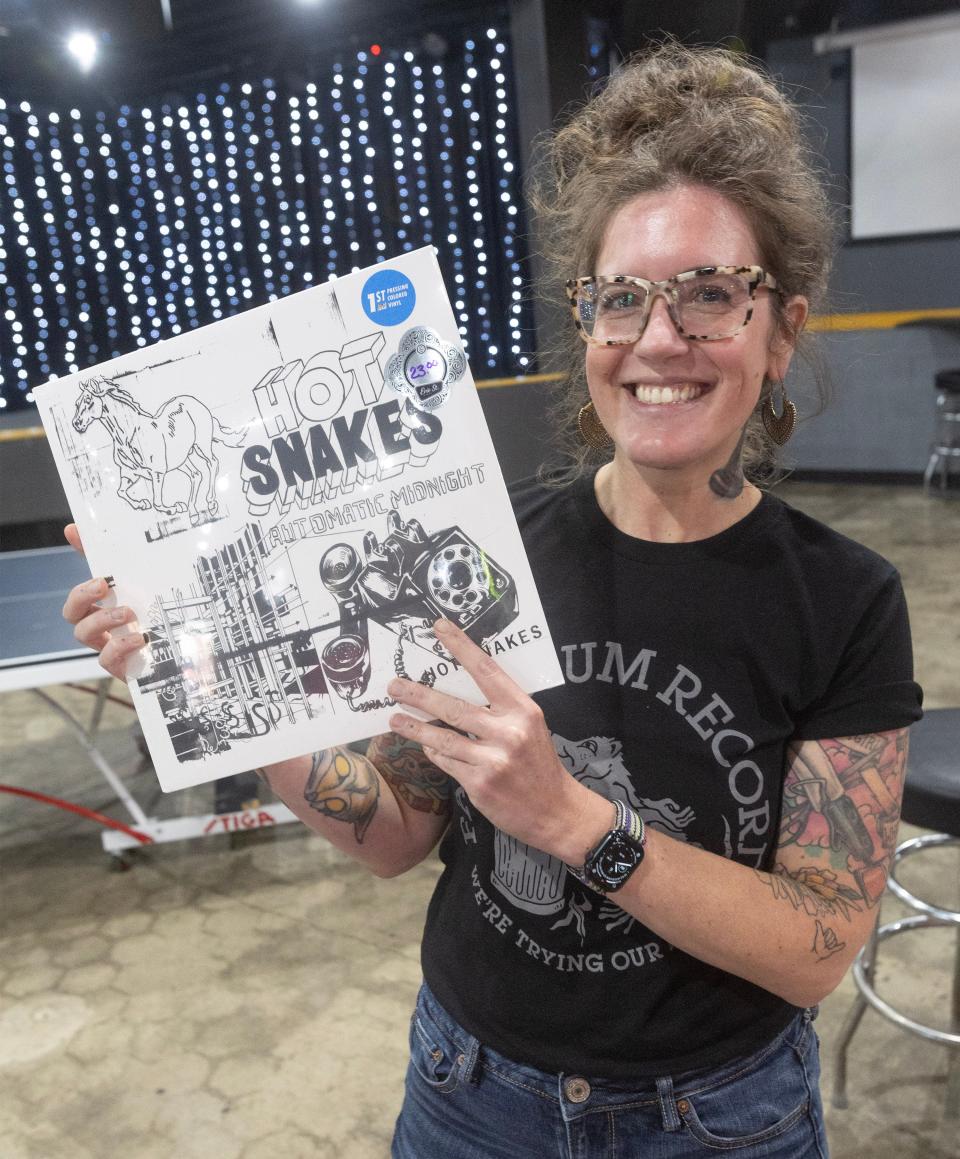 Sam Heaton, owner of Erie St Vinyl in Massillon, is among those organizing Saturday's Stark County Record Swap & Shop event at The Auricle in downtown Canton.