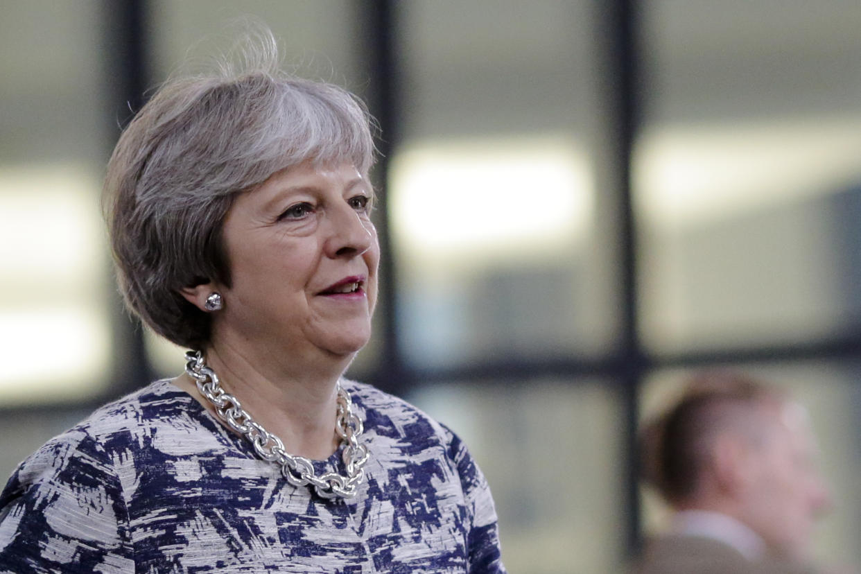Brexit blueprint: Theresa May will publish her plans for a future relationship later today. (AP Photo/Markus Schreiber)