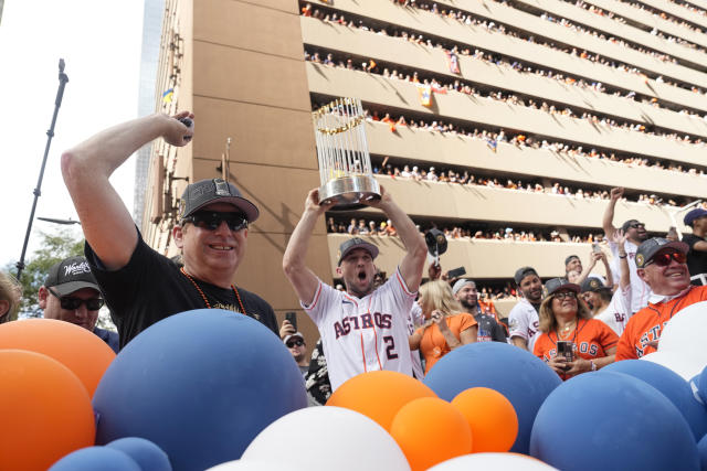 Fans celebrate Houston Astros' World Series win with parade