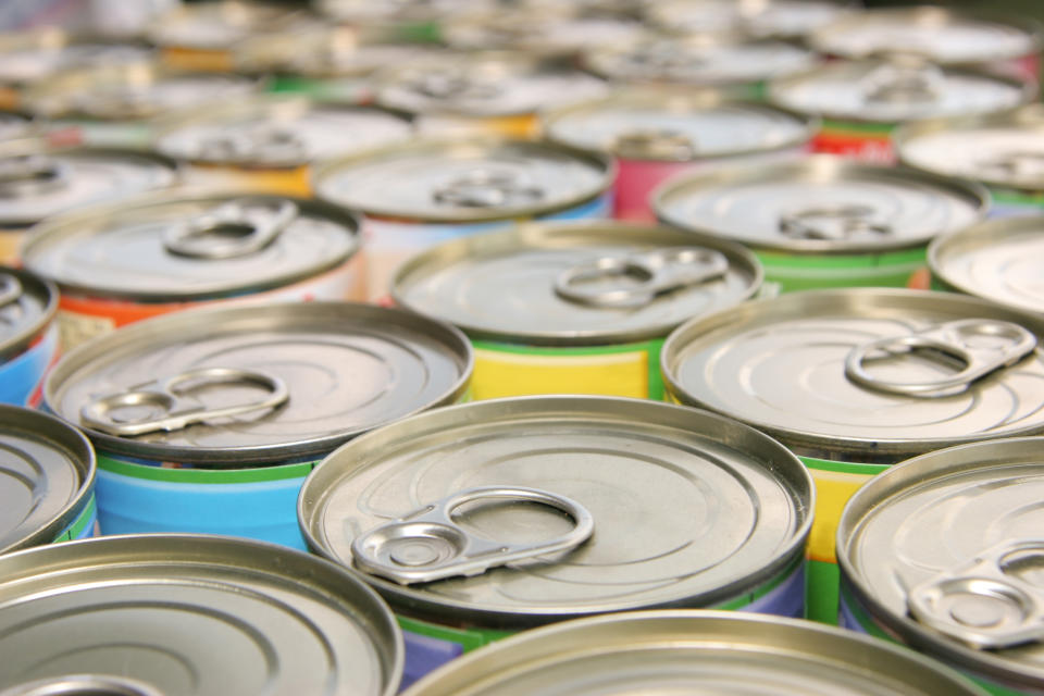 Latas de comida/Getty Creative