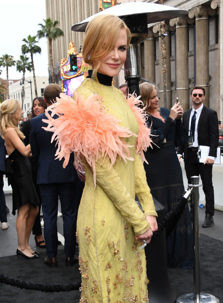 Nicole Kidman smiles at an event