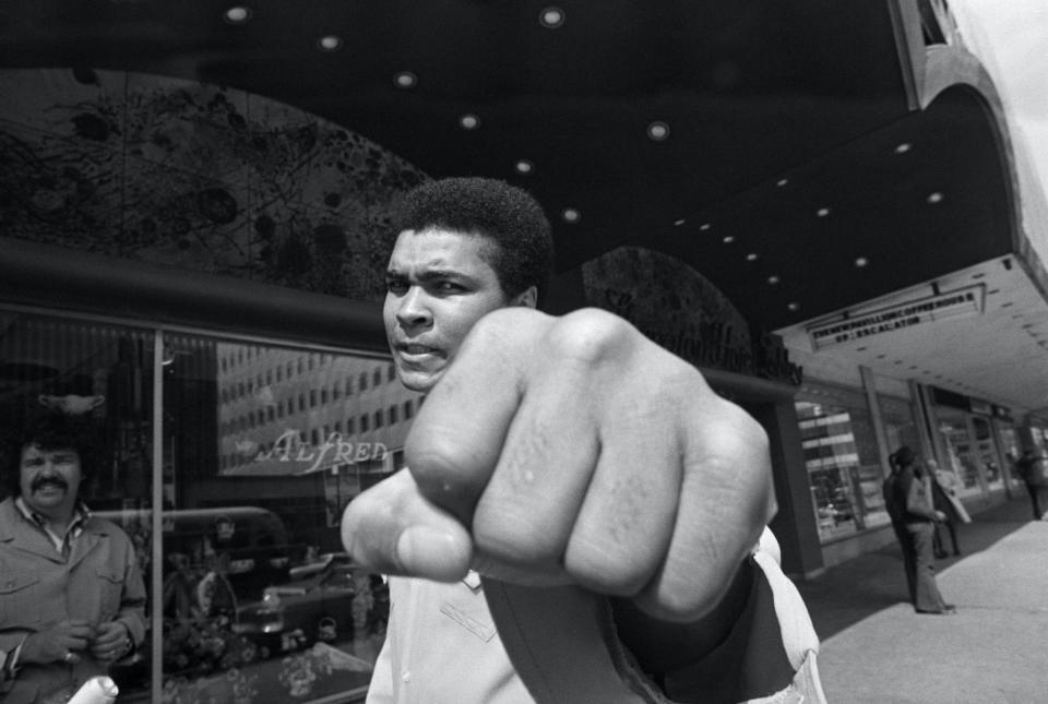 Muhammad Ali is renowned for being nicknamed "The Greatest" in boxing.