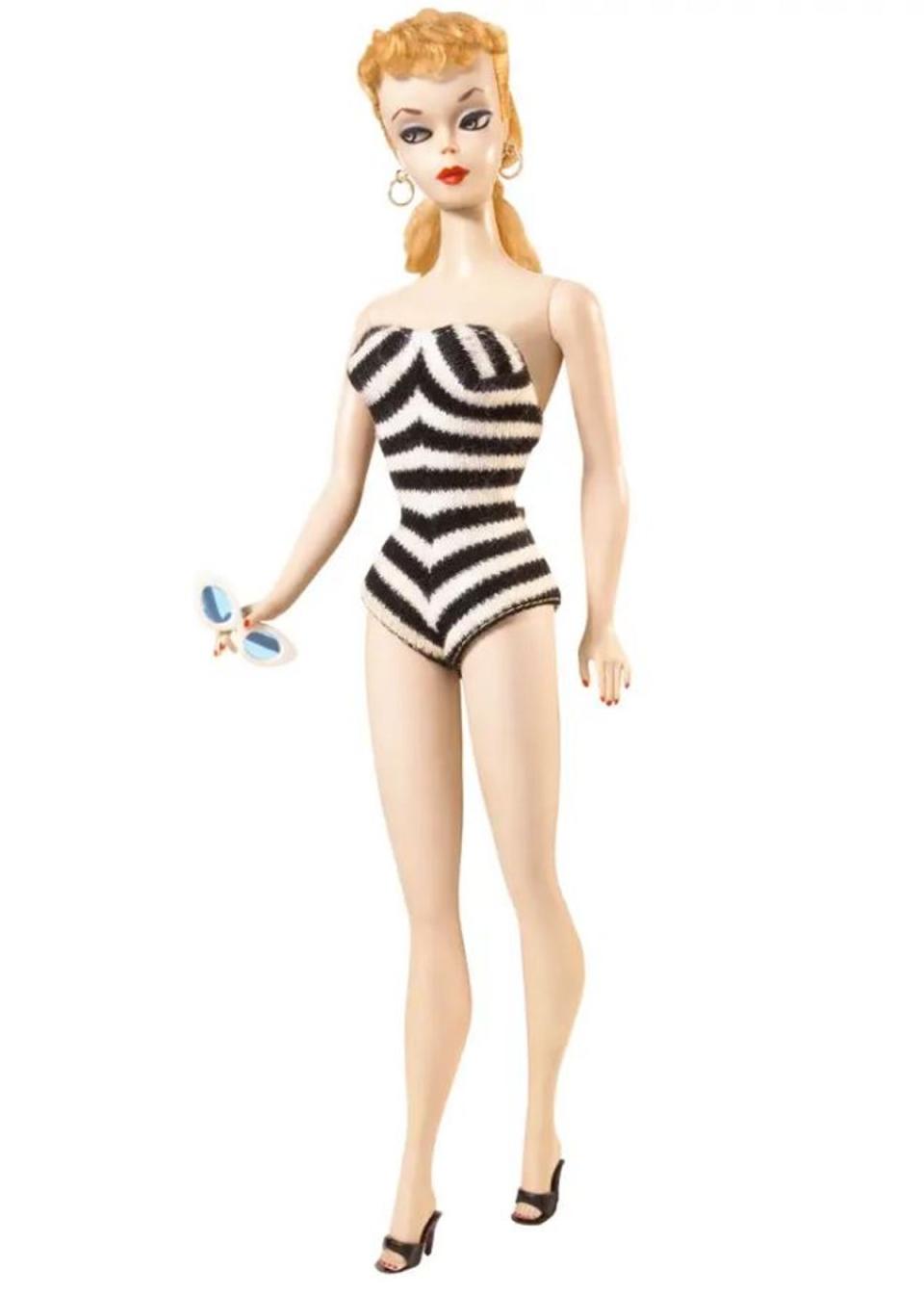 The very first Barbie, the Number 1 Barbie Doll, 1959 (Handout)