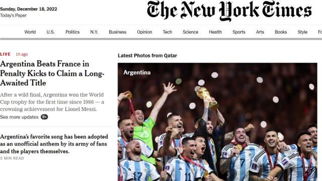 Catar 2022: la Copa del Mundo que cambió todo - The New York Times