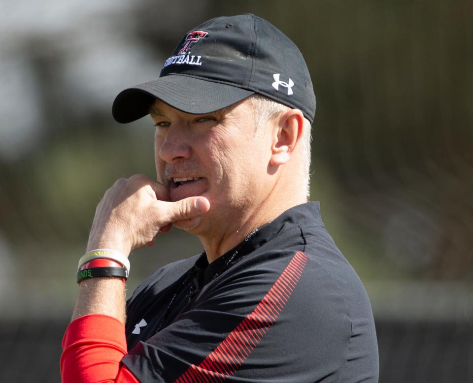 Texas Tech coach Joey McGuire has commitments from 22 high-school prospects of the Red Raiders' 2023 recruiting class. McGuire said last week he plans to sign 23 to 25 players.