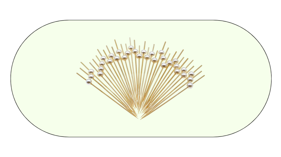 How to host an Iftar: Pearled toothpicks