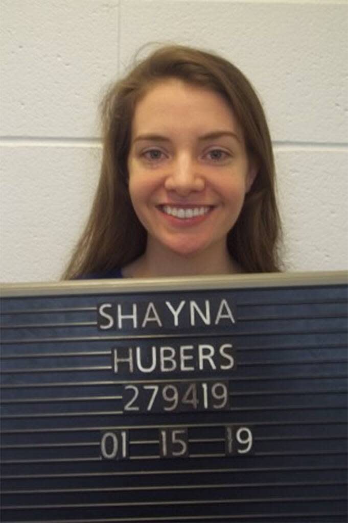 Shayna Hubers, Mug Shot