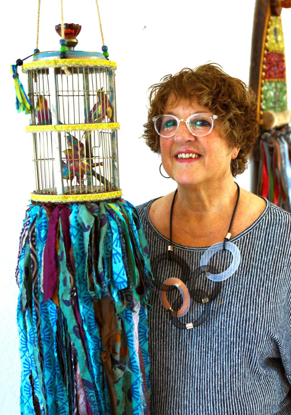 Mixed-media artist Pamela Jones will be featured in the first exhibit at DAAS CO-OP's new gallery at the Alliance for the Arts.