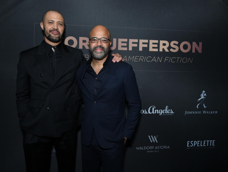 Cord Jefferson and Jeffrey Wright