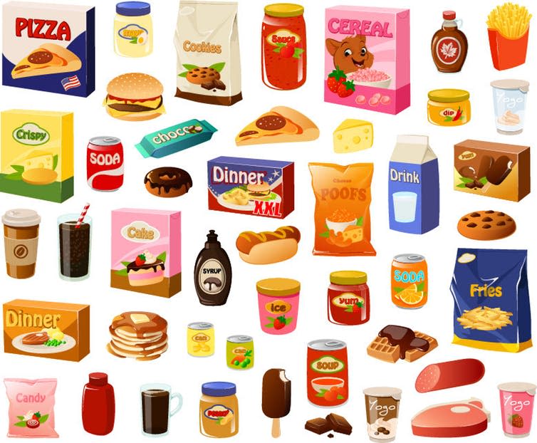 <span class="caption">Emulsifiers are in nearly all processed foods.</span> <span class="attribution"><a class="link " href="https://www.shutterstock.com/download/confirm/378396850?src=ZUk1c3o05bfp2oQ2I6EYWQ-1-1&studio=1&size=huge_jpg" rel="nofollow noopener" target="_blank" data-ylk="slk:Altagracia Art/Shutterstock;elm:context_link;itc:0;sec:content-canvas">Altagracia Art/Shutterstock</a></span>