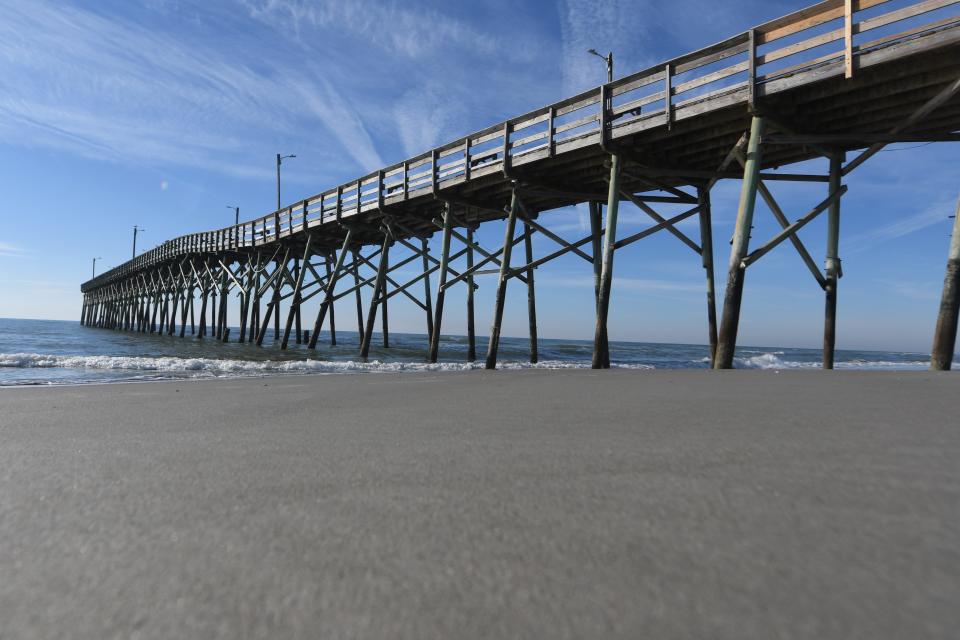 Efforts to repair the Holden Beach Fishing Pier have taken a step forward with an idea for a site plan.