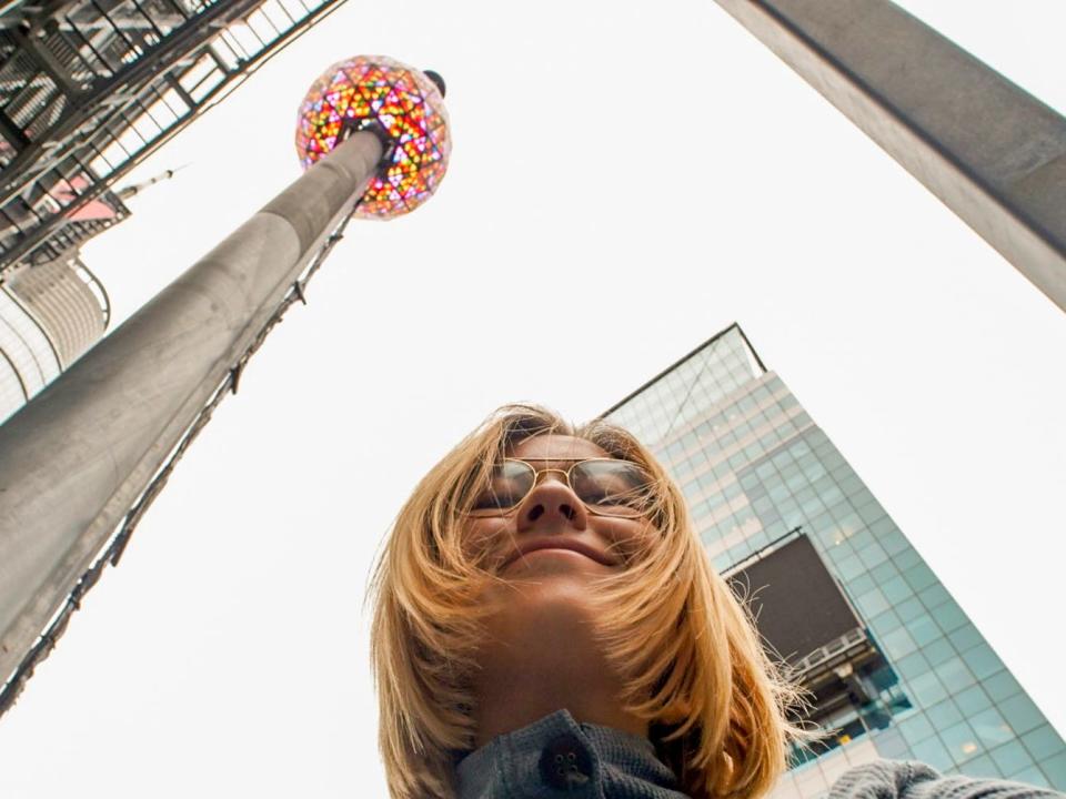 rooftop One Times Square selfie