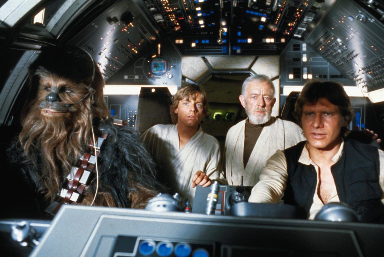 Star Wars  Star Wars Episode IV : A New Hope  Peter Mayhew, Mark Hamill, Alec Guinness & Harrison Ford