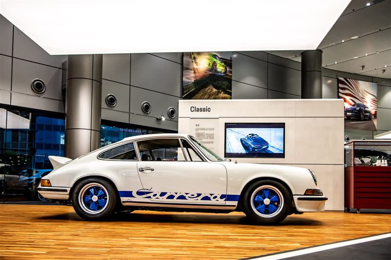 台北保時捷中心「Classic Module」展示保時捷經典車款。（圖／Porsche Taiwan提供）
