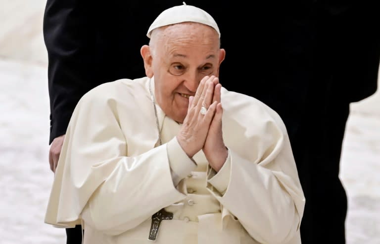 Erstmals seit sieben Monaten verlässt Papst Franziskus Rom und reist nach Venedig. (Tiziana FABI)