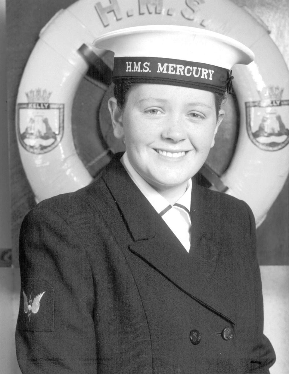 Emma Riley during her naval service in the early 90s (Royal British Legion Handout /PA)