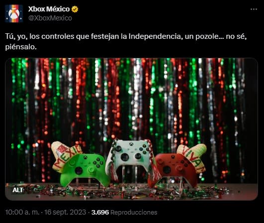 Xbox celebró a México en sus fiestas patrias