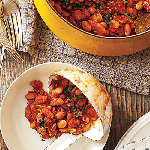 Smoky Baked Beans with Chorizo