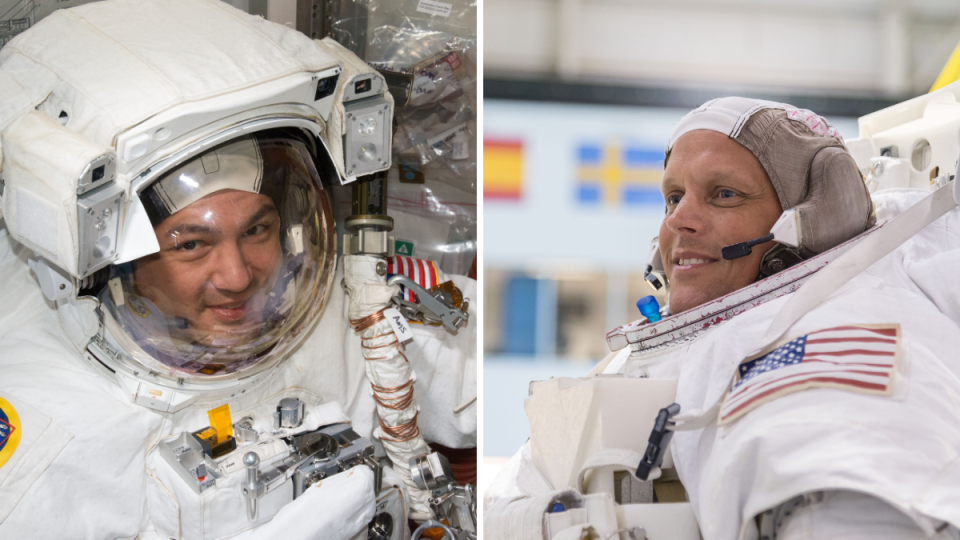 林琪兒（左圖）與海恩茲（右圖）在此次任務中分別擔任太空船指揮官、駕駛員一職。（翻攝自NASA官網）