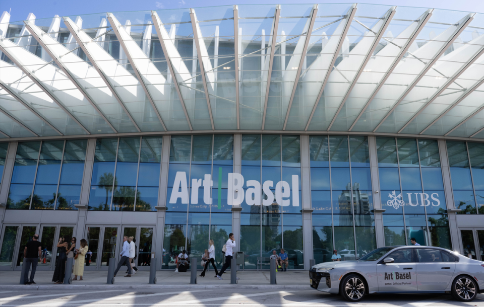 Art Basel Miami Beach at the Miami Beach Convention Center.