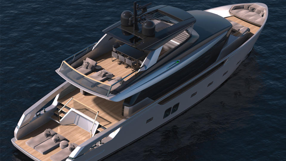 Sanlorenzo SX76 crossover yacht