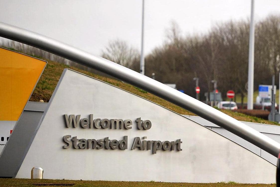 The man was arrested at Stansted Airport on Tuesday evening: Bethany Clarke/Getty Images