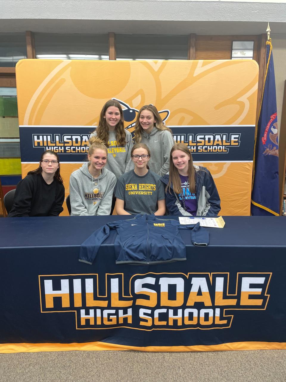 Hillsdale senior Rianna Vincent signs with Siena Heights University track and field.