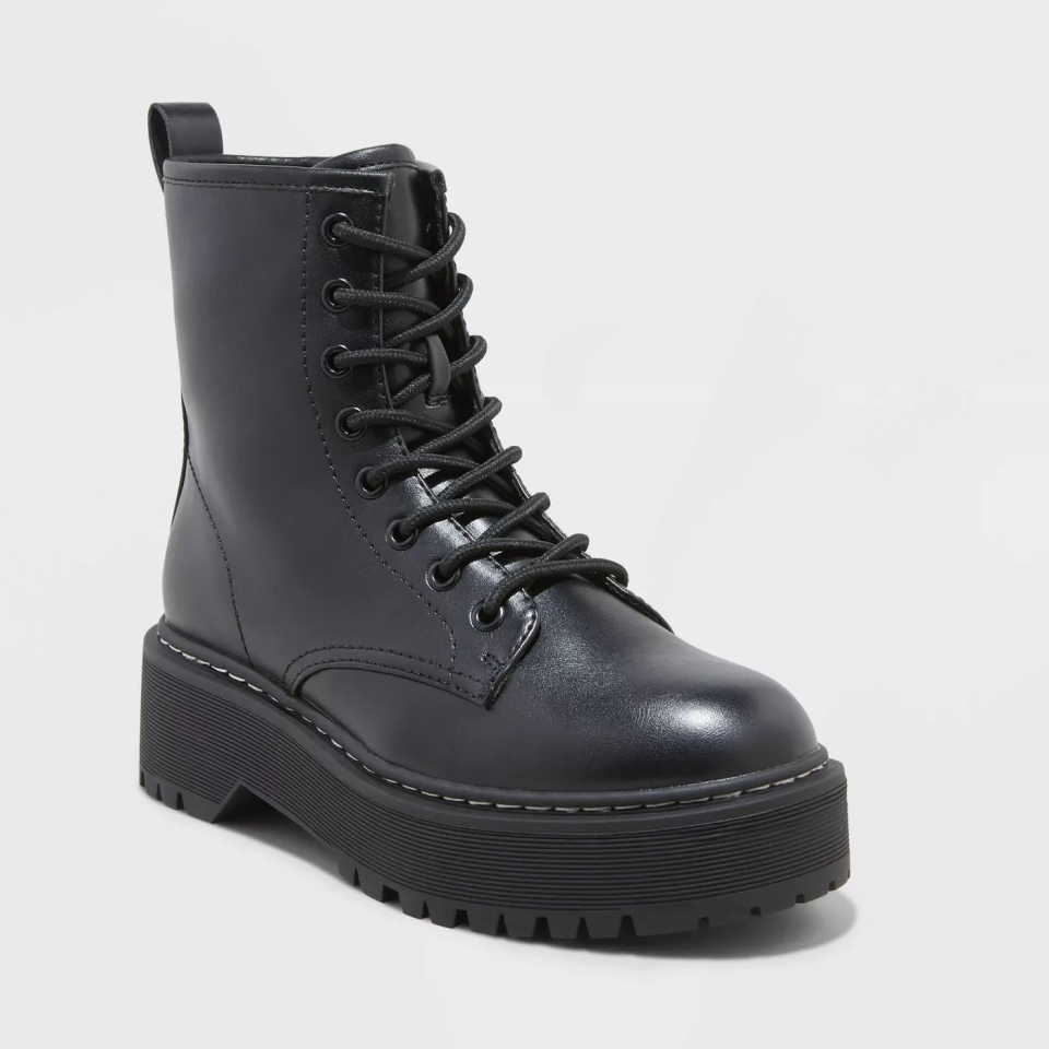 Women's Erin Lace-Up Combat Boots Universal Thread