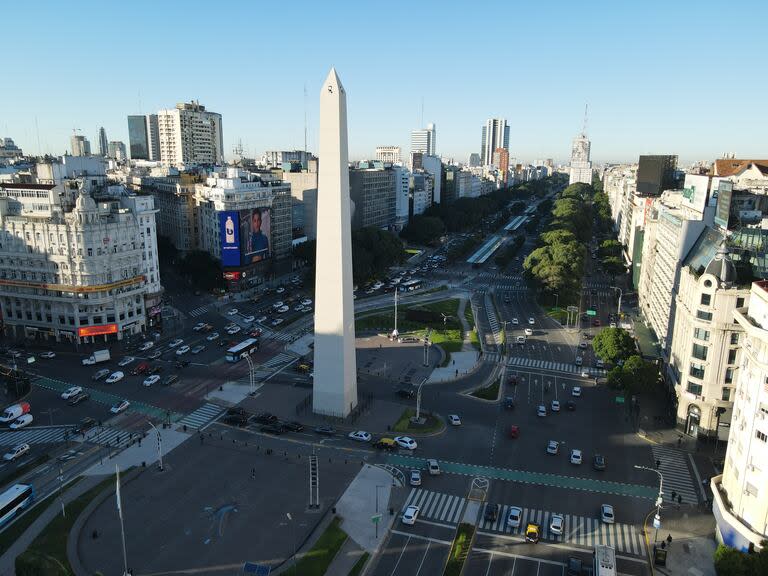 El Obelisco es considerado el principal ícono turístico de la Ciudad de Buenos Aires
