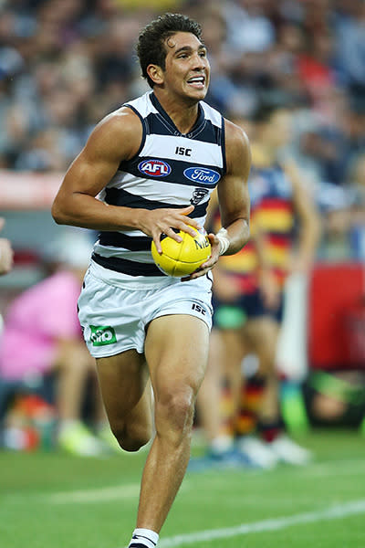 The lighting midfielder will provide some much-needed run through the middle for the Cats, especially with the dparture of Travis Varcoe. He has impressed in the NAB Challenge and has an eye for goal to go with his blistering speed.