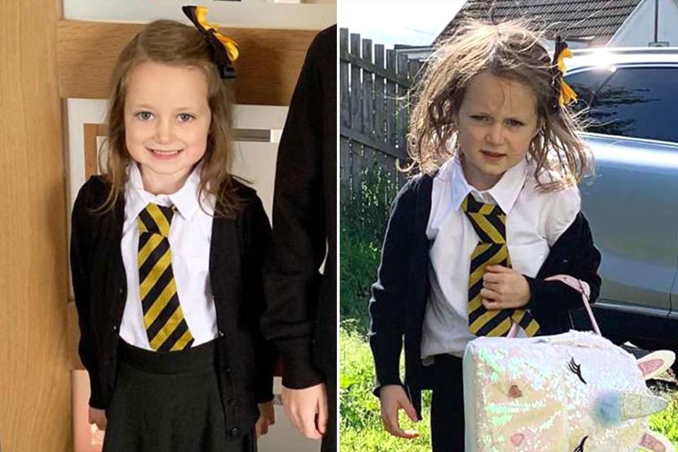 &#39;Great&#39; Return to School Proves Exhausting for Girl, 5: See Her Adorable Before and After Photos!