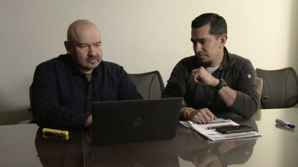 Deputy U.S. Marshals Emir Perez, left and Damien Fernandez. / Credit: CBS News