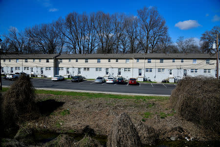 Private rental units largely occupied by students at North Carolina A&T University, lies just to the west of the line that divides Congressional Districts 13 and 6 on campus in Greensboro, North Carolina, U.S. March 14, 2019. Picture taken March 14, 2019. REUTERS/Charles Mostoller