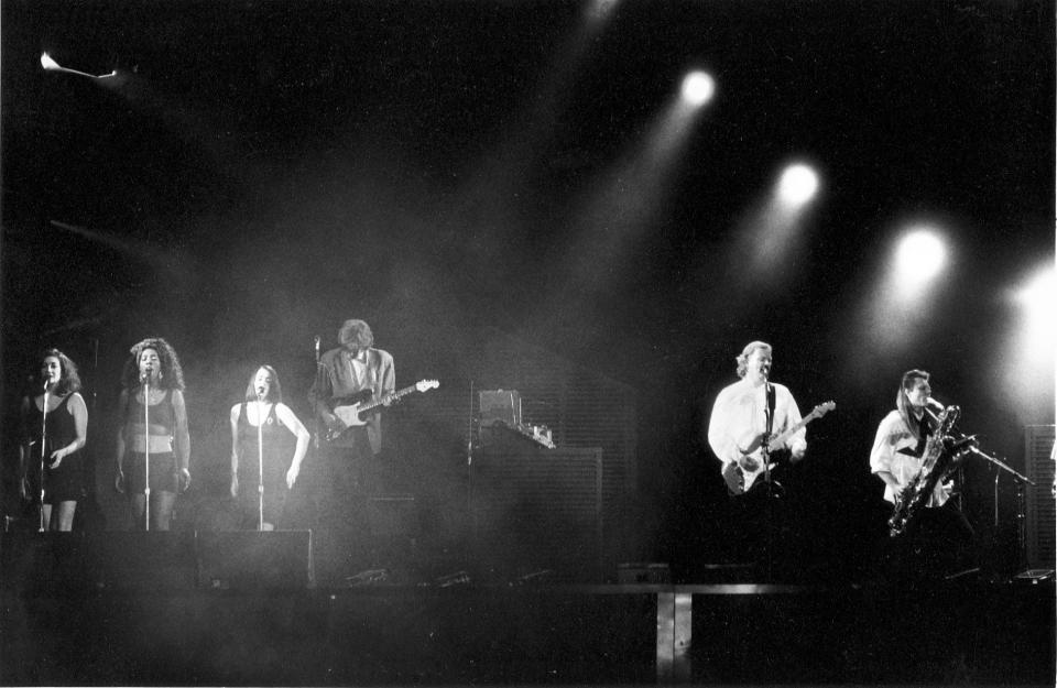 Pink Floyd performs at Ohio Stadium in Columbus during the band's 1988 tour. A certain Asbury Park Press writer and editor was in attendance.