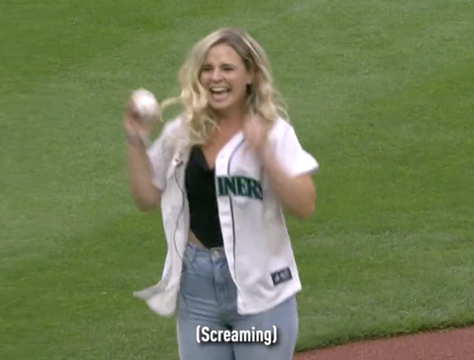 Pure happiness. (Mariners/Twitter)