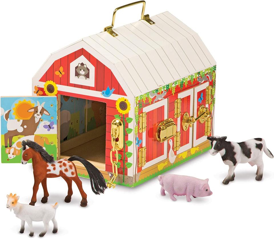 Melissa & Doug Latches Barn Toy, prime day toys games