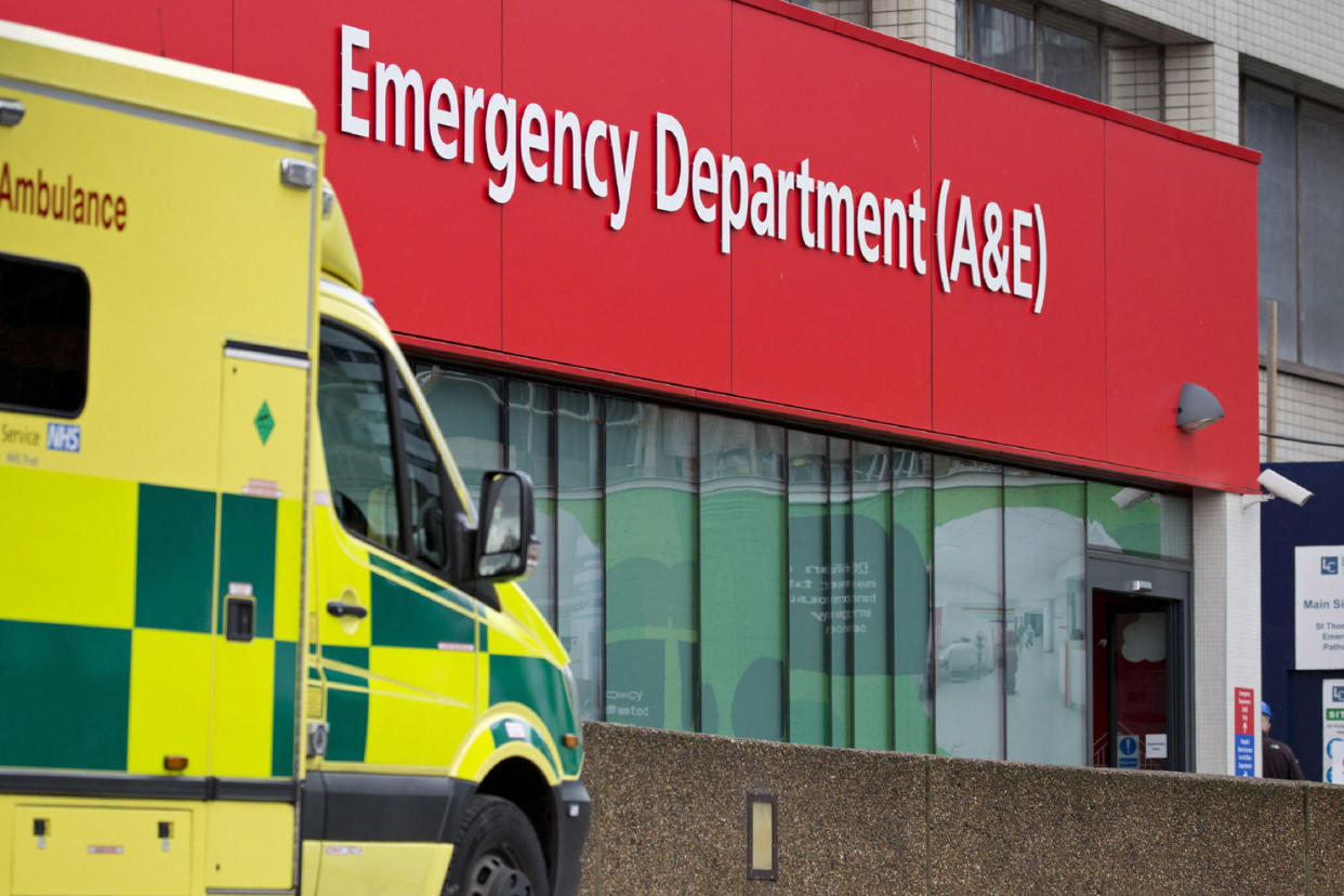 Delays are experienced by about six in 10 patients brought to A&E by ambulance: AFP/Getty Images