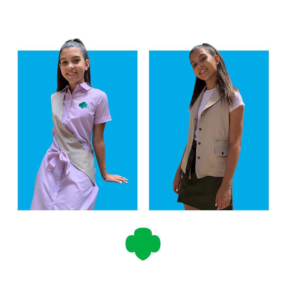 The Girl Scouts released new uniforms for grades 6-12 for the first time in 20 years. (Photo: Girl Scouts)