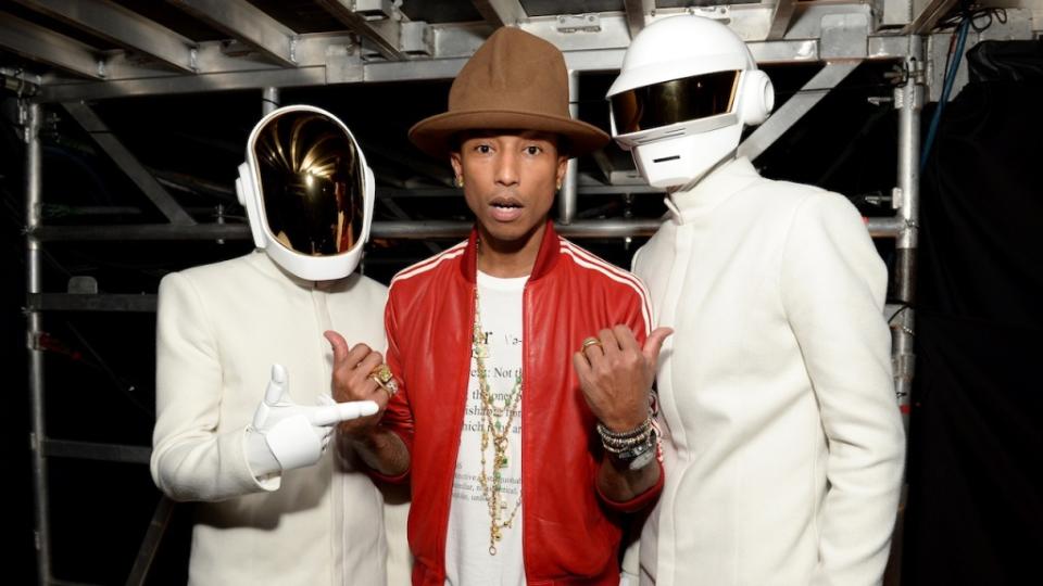 Daft Punk and Pharrell Williams | Credit: Michael Kovac/WireImage