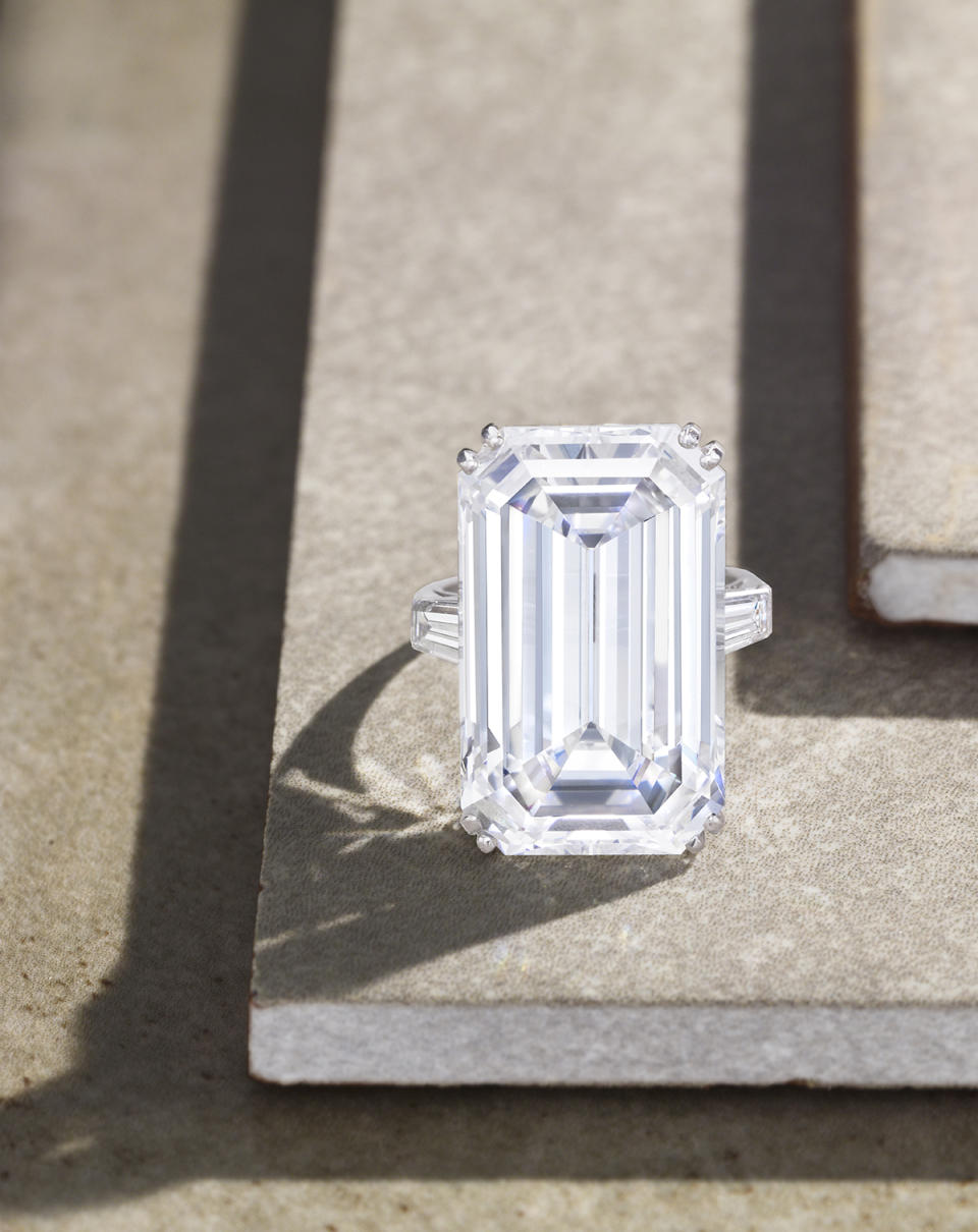 A 28-carat diamond ring