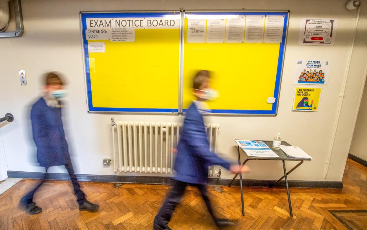 School pupils - Anthony Devlin/Bloomberg