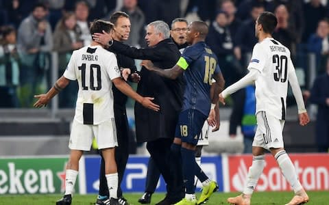 mourinho in trouble at juve - Credit: GETTY IMAGES